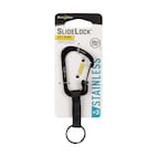 Nite Ize SlideLock Stainless Steel Key Ring/Chain Carabiner Clip Holds Up  To 25-lbs