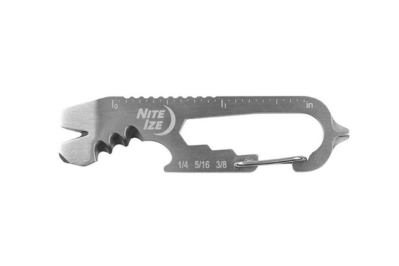 Nite Ize DoohicKey Keychain Tool w/ Ruler, Bottle Opener, Screwdriver,  Wrench & Nail/Staple Remover