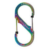 Nite Ize S-Biner SlideLock #4 Stainless Steel Wiregate S-Carabiner Clip, Holds Up To 75-lbs Front_Flat
