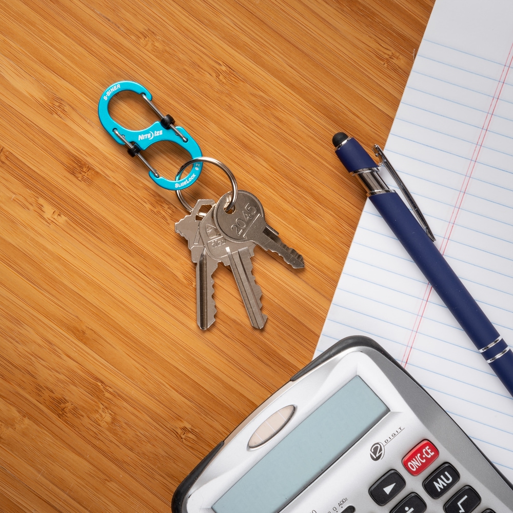 Nite Ize SBiner SlideLock 2 Aluminium Wiregate SCarabiner Clip