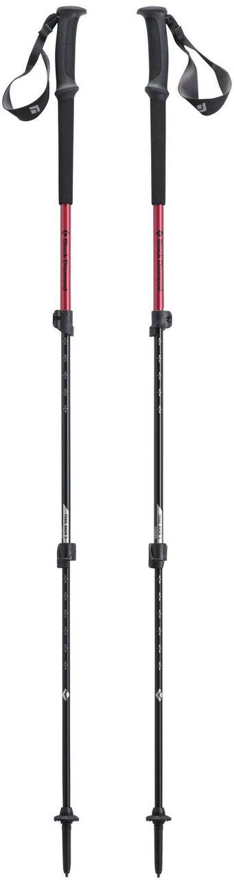 Woods ADAPT Collapsible Push-Button Adjustable Aluminum Trekking Poles for  Walking and Hiking