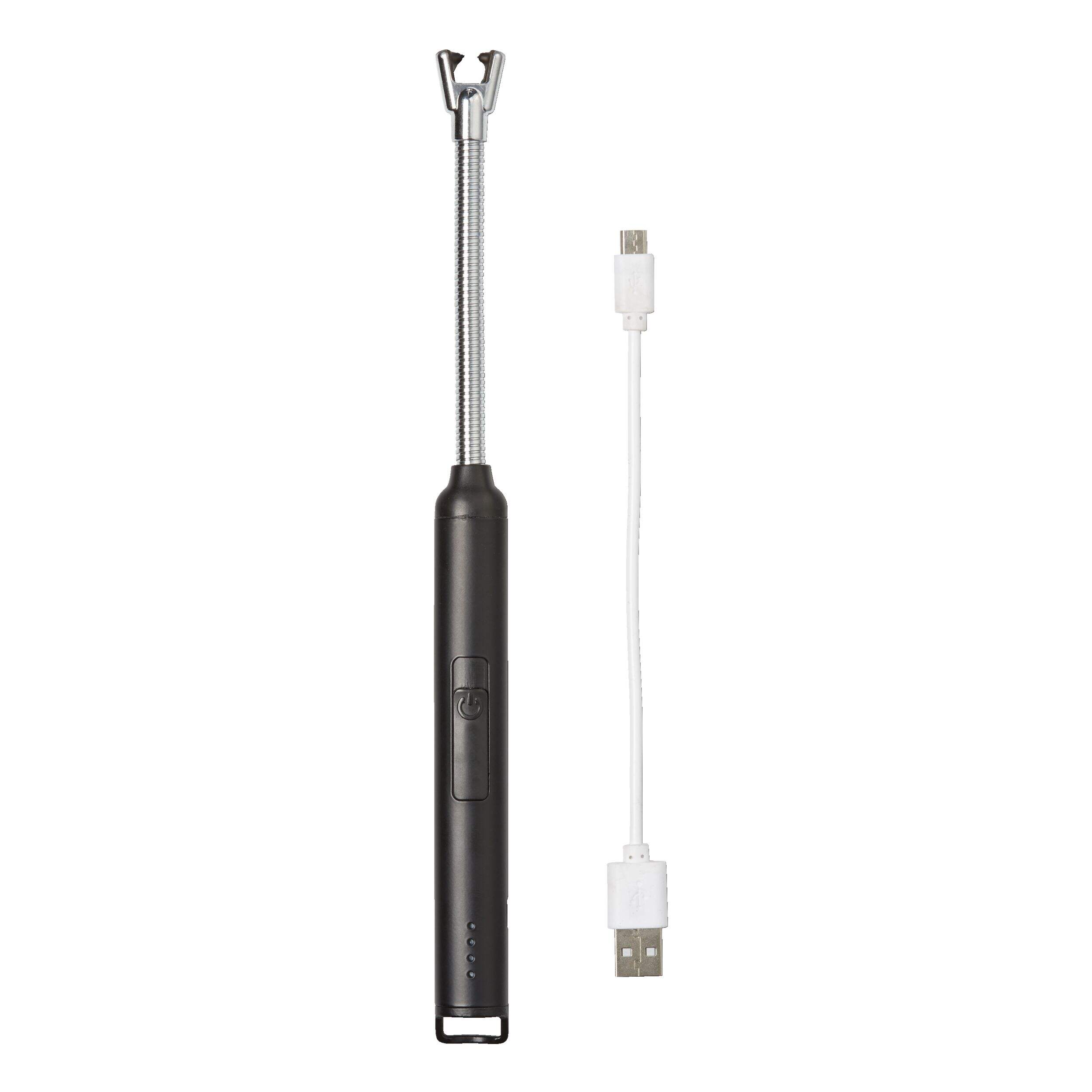Vermont Castings Flameless Windproof Rechargeable USB Lighter For BBQ, Home & Camping Front_Flat