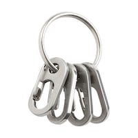 Nite Ize Stainless Steel MicroLink™ Key Ring Front_Angled_Right