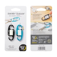 Nite Ize IdentiKey™ SlideLock® Aluminum Dual Carabiner, 2-pk Composite_or_Mixed