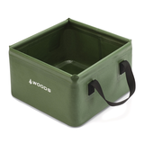 Évier de camping portatif et pliable Woods FOLDING, avec poignées, 10 L Front_Three_Fourths_Angled_Left