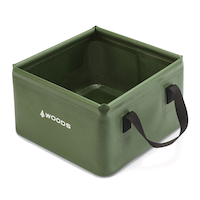 Woods FOLDING Portable Camping Sink with Handles, Small, 10-L