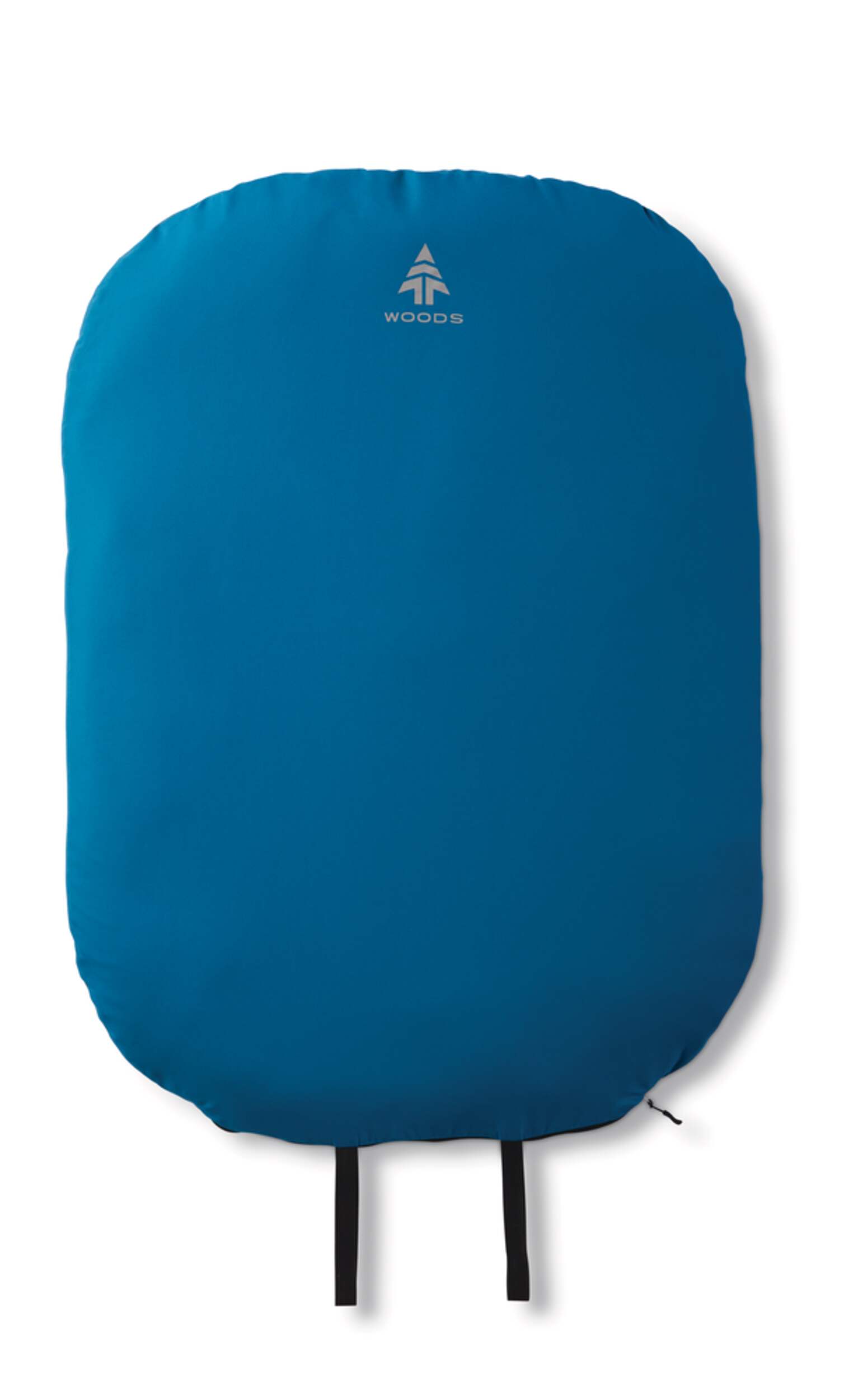 Woods Dogwood Travel Dog Bed, Polyester, Indoor, Blue, One-Size Front_Flat
