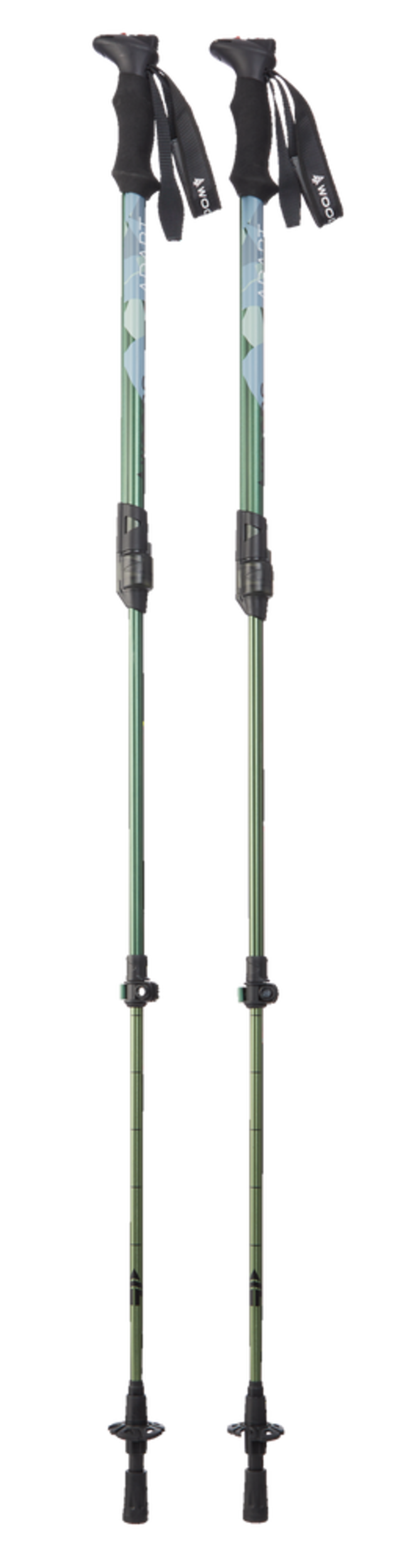 Woods ADAPT Collapsible PushButton Adjustable Aluminum Trekking Poles
