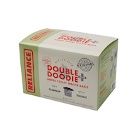 Reliance Double Doodie Plus Camping Toilet Waste Bags, Large, 6-pk Front_Angled_Left