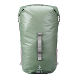 Sac étanche de randonnée Woods Portage, pour camping/randonnée/canoë/kayak, 90 L, vert Front_Flat