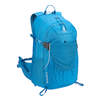 Sac à dos à 2 compartiments pour le camping, les voyages en sac à dos, la randonnée et les voyages Woods Ridgeline, 34 L, bleu Front_Angled_Right