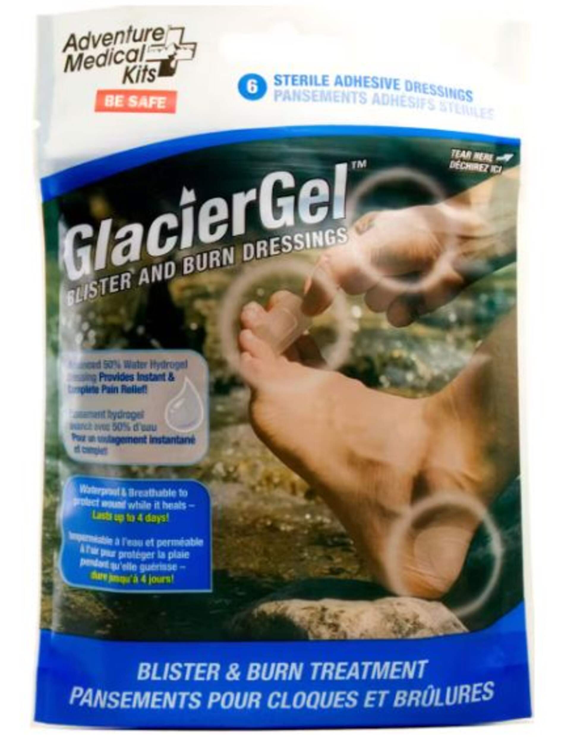 Adventure Ready GlacierGel Blister & Burn Treatment Kit Front_Flat