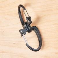 NiteIze S-Biner® 360 SlideLock® Dual Swivel Carabiner, Up to 35-lb Front_Flat