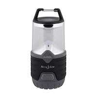 Nite Ize Radiant® 400 Lumens Rechargeable LED Lantern with Carbineer, Black/Grey Front_Elevated
