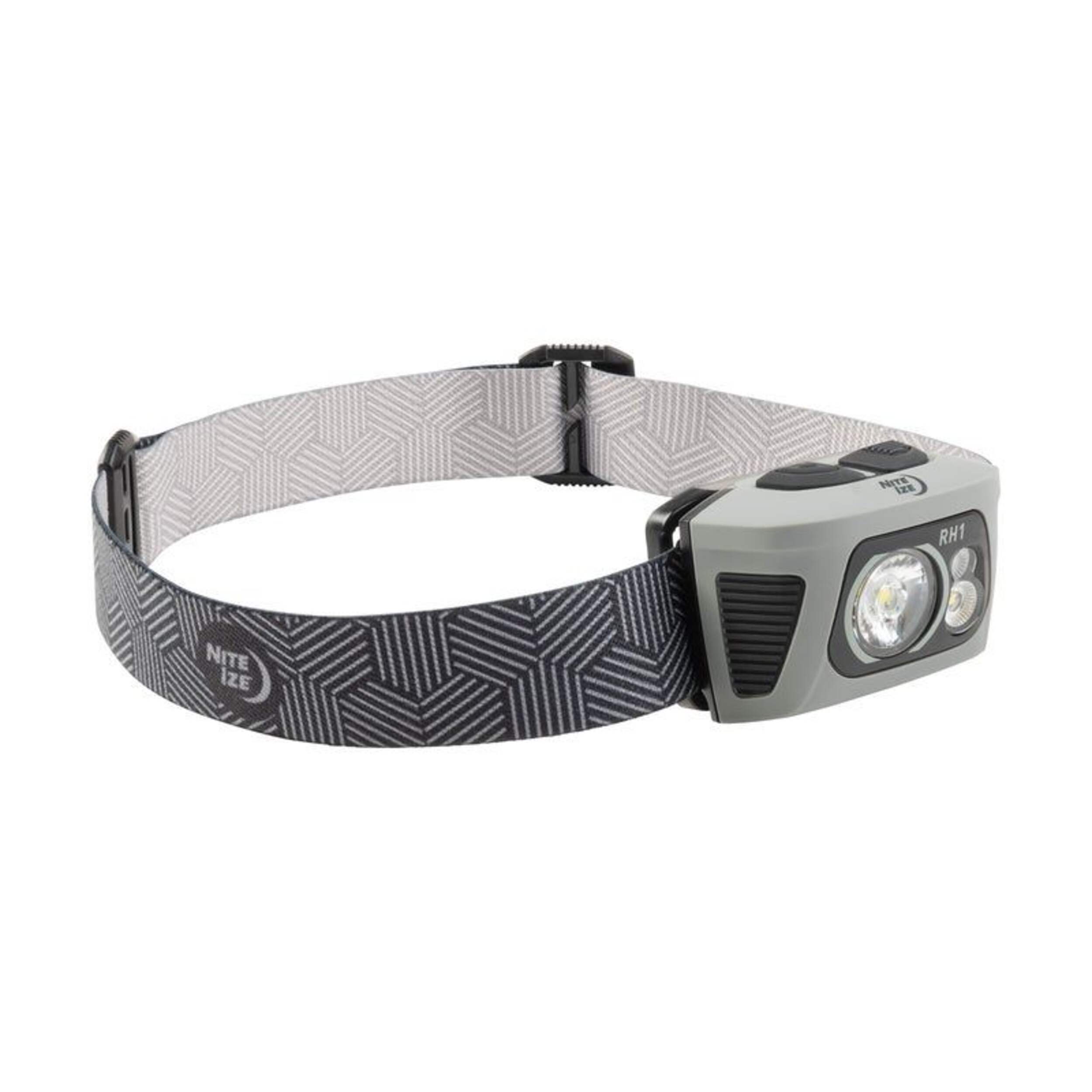 Lampe frontale rechargeable IPX4 Nite Ize Radiant RH1 PowerSwitch, noir/gris Front_Three_Fourths_Angled_Right