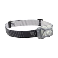 Nite Ize Radiant® RH2™ PowerSwitch™ Rechargeable IPX7 LED Headlamp, Black/Grey Front_Three_Fourths_Angled_Right