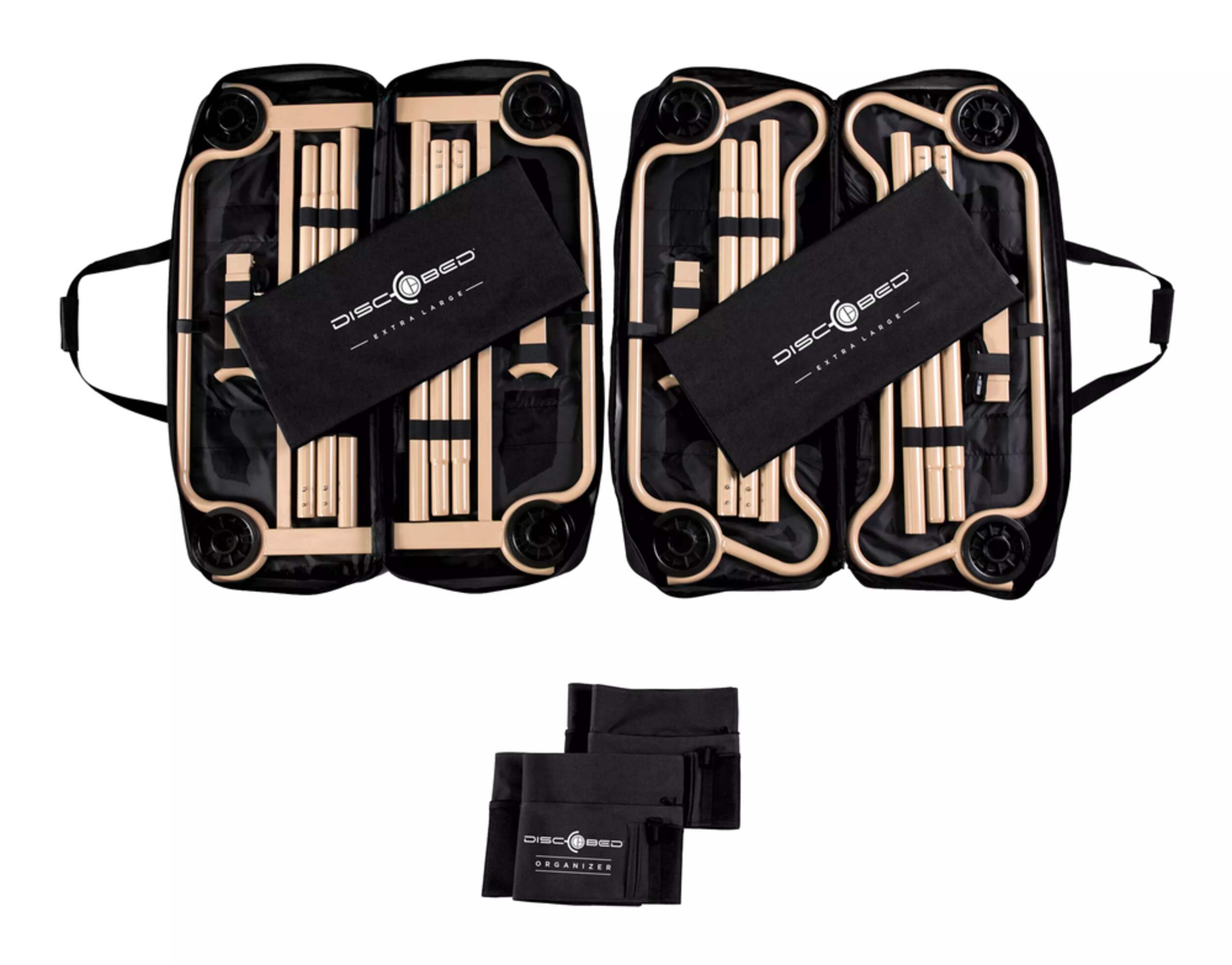 DiscOBed CamOBunk ExtraLarge Benchable Bunked Double Camping Cot