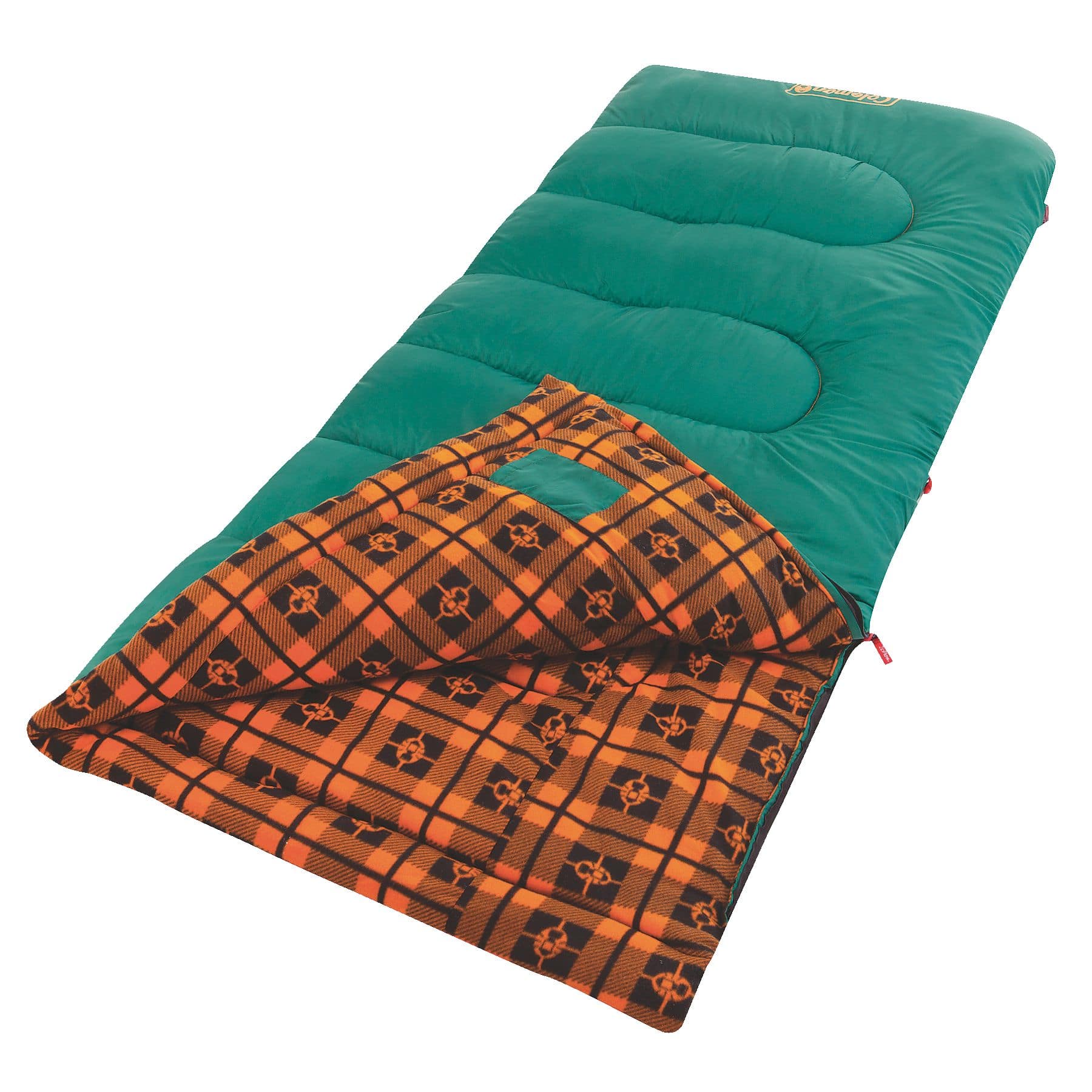 Coleman Granite Peak 4.4 °C Sleeping Bag w/ Compression Sack, Insulated and  Fleece Lined