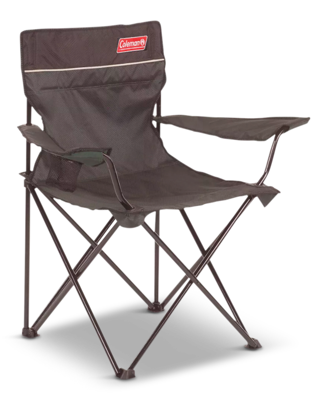 Coleman Extra Large Quad Folding Camping Chair w/ Cup Holder & Carry ...