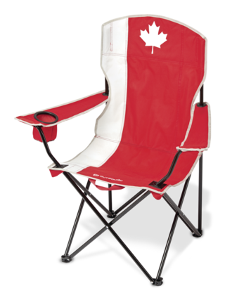Canadian Flag Deluxe Folding Quad, Windsor Solid Wood Dining Chairs Canadian Tire
