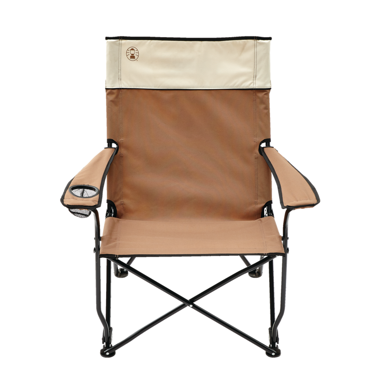 Chaise de camping pliante surdimensionnée en acier Coleman avec