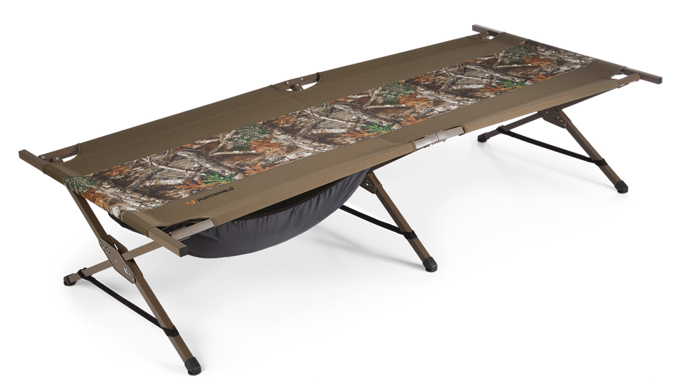 Huntshield Camouflage Folding Portable Camping Cot Bed w/ Carry Bag,  Supports 300 Lbs | Canadian Tire