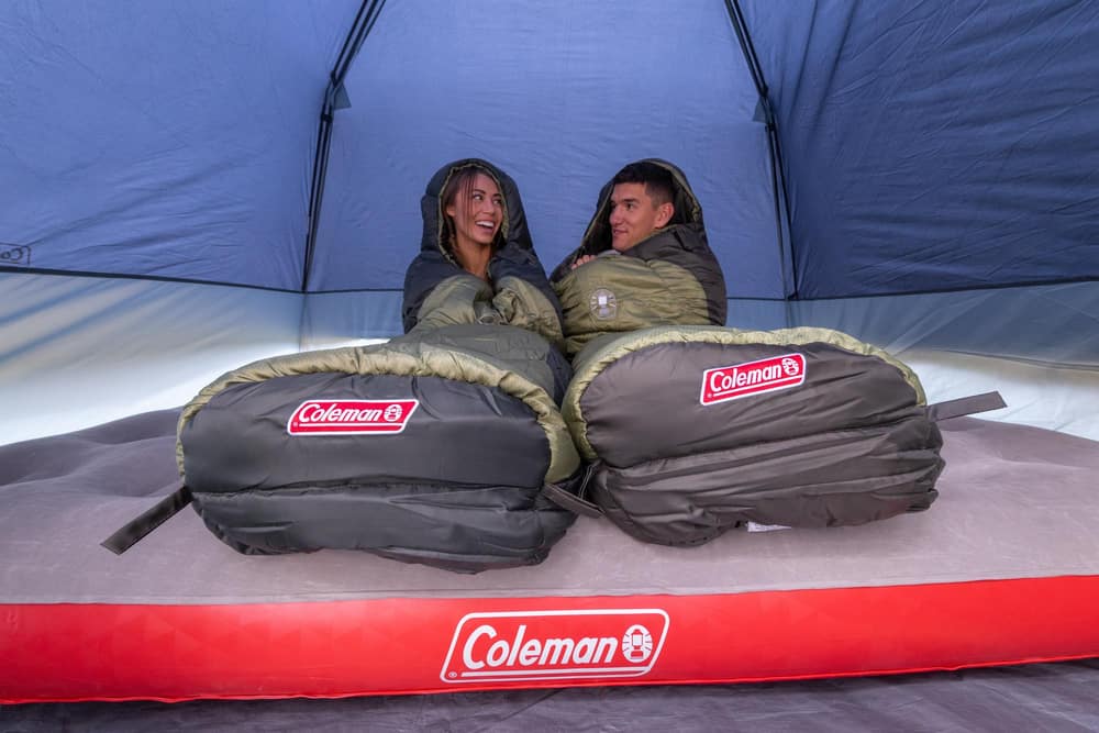 coleman inflatable mattress queen with pump