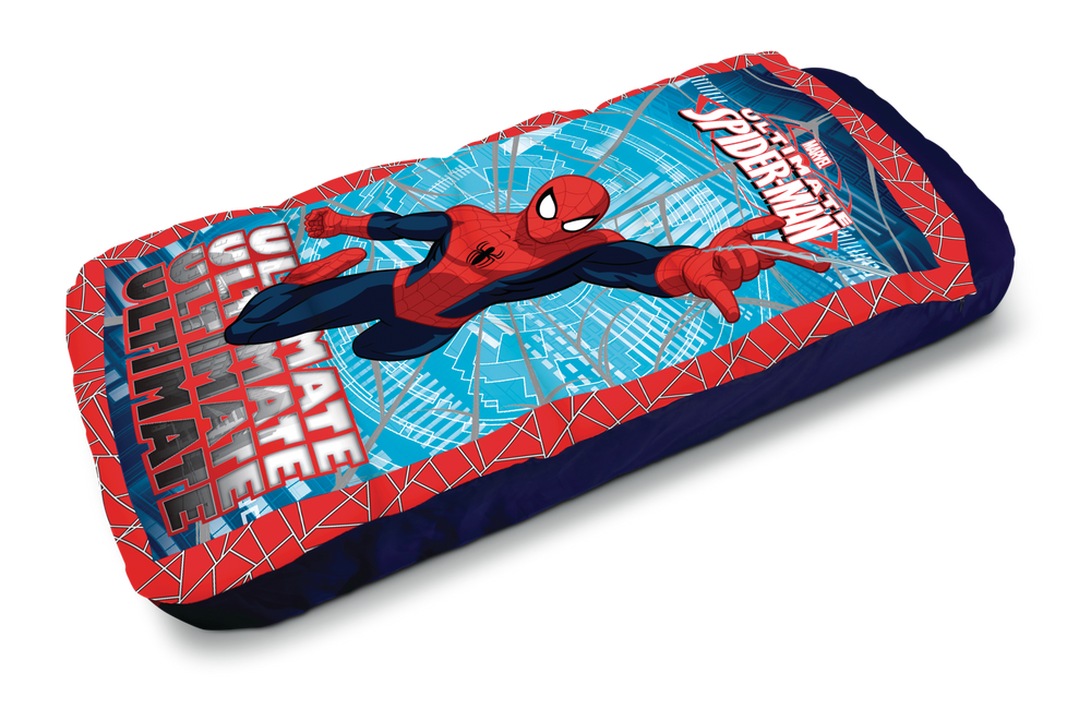 Matelas pneumatique simple Avengers/Spider-Man avec sac de