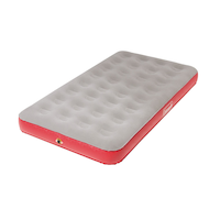 Coleman QuickBed Single High Inflatable Air Mattress/Airbed, Twin, Grey Front_Three_Fourths_Angled_Left