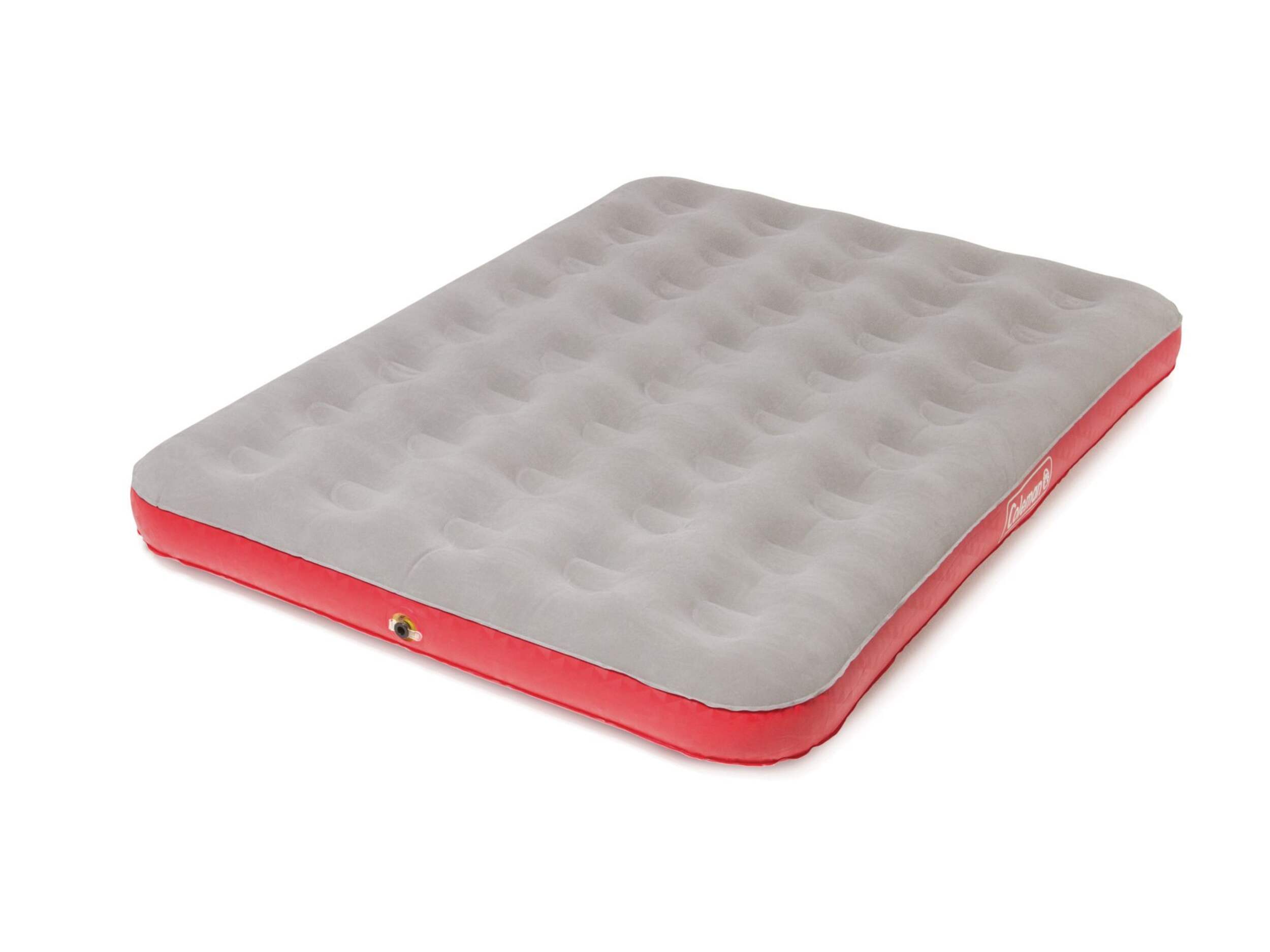 Coleman QuickBed Single High Inflatable Air Mattress/Airbed, Full/Double Size, Grey Front_Three_Fourths_Angled_Left