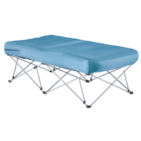 Outbound Portable BYO Folding Inflatable Camping Cot Bed with Carry Case, Supports 300 lbs Front_Angled_Right