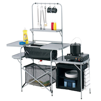 Broadstone Camping Kitchen Stand Front_Angled_Left