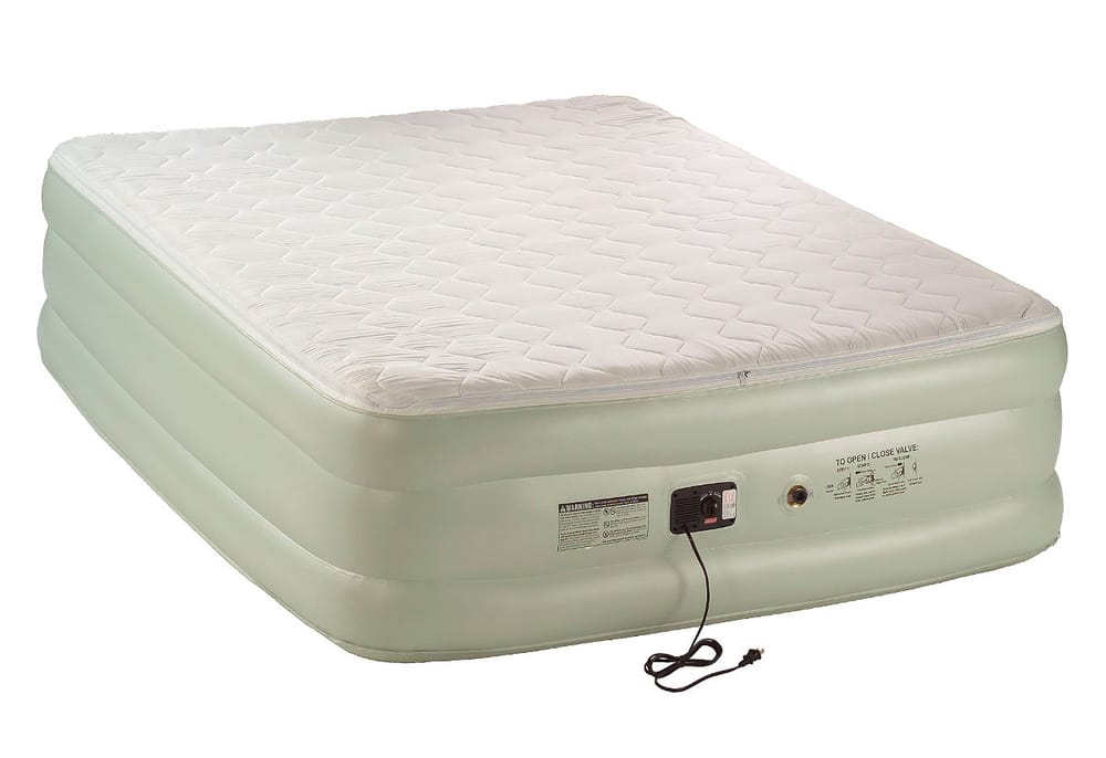 coleman queen size pillow top air mattress