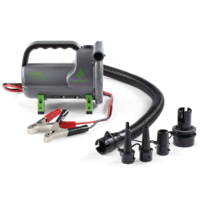 Woods Blast HV Marine Electric Air Pump w/ Battery Clips, Inflates/Deflates X-Large Inflatables Composite_or_Mixed
