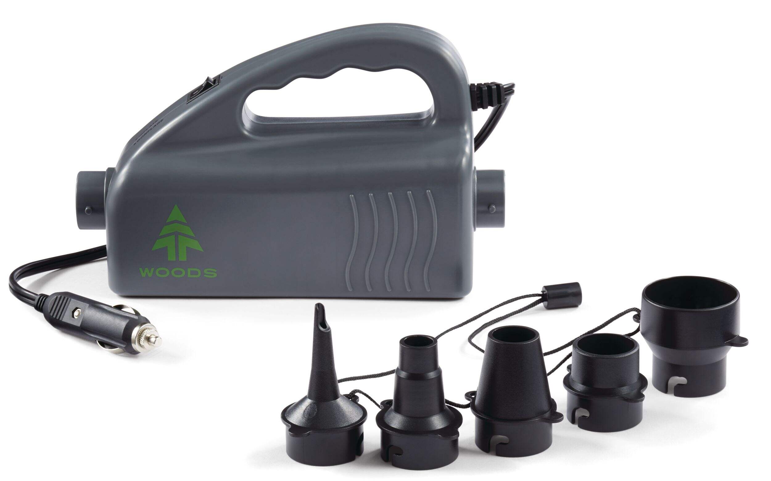 Woods™ Blast HV 12V DC Electric Air Pump for Small-Medium Inflatables Composite_or_Mixed