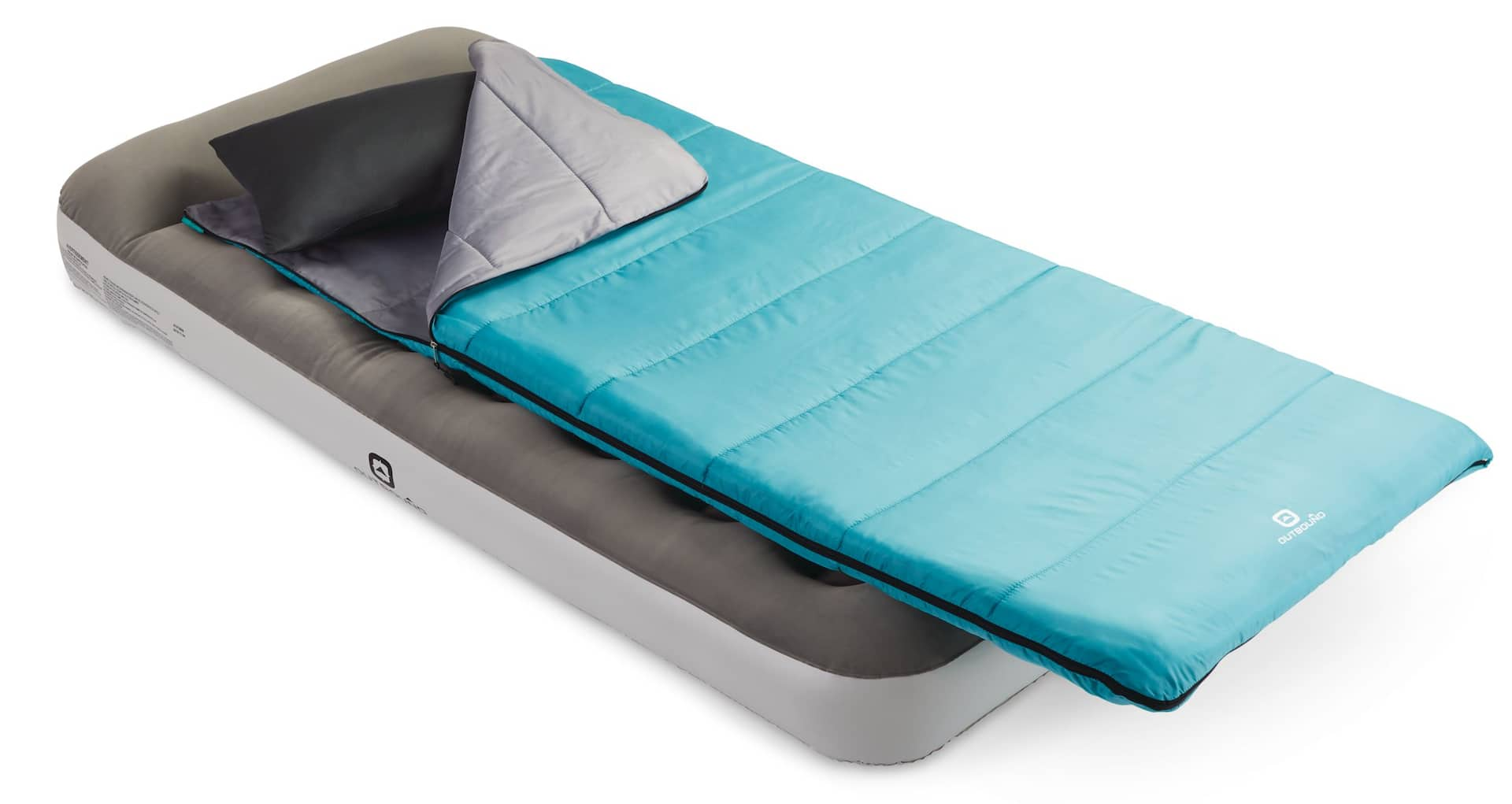 Outbound twin double outlet high airbed