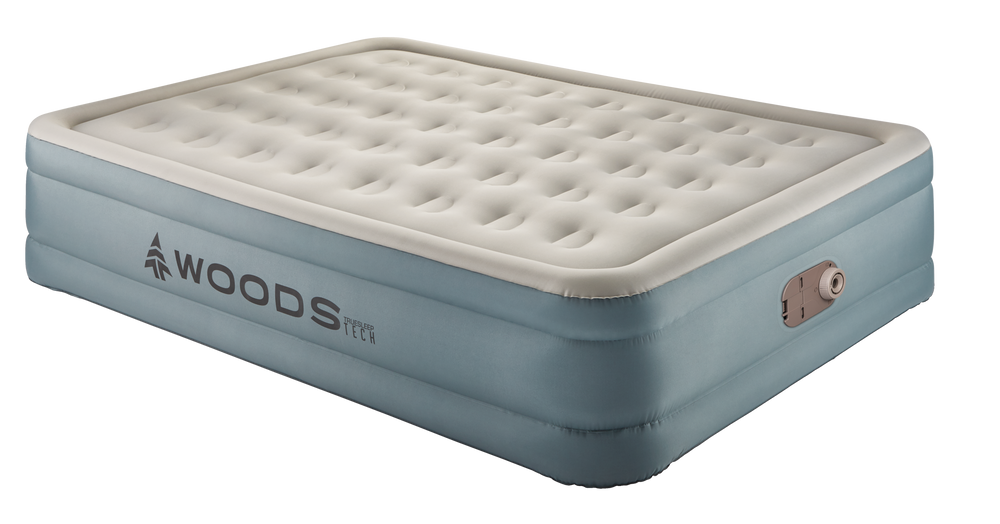 woods double high air mattress review