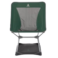 Woods Terra Powerlite Folding Camping Chair with Sand/Snow Platform & Carry Bag Front_Flat