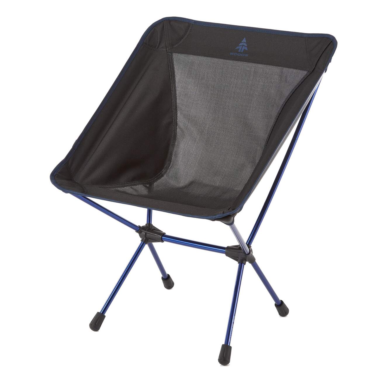 Woods Terra Powerlite Folding Camping Chair with Sand/Snow Platform & Carry  Bag