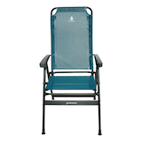 Woods Grandview Deluxe Mesh High Back Reclining & Folding Camping Chair, Assorted Front_Flat