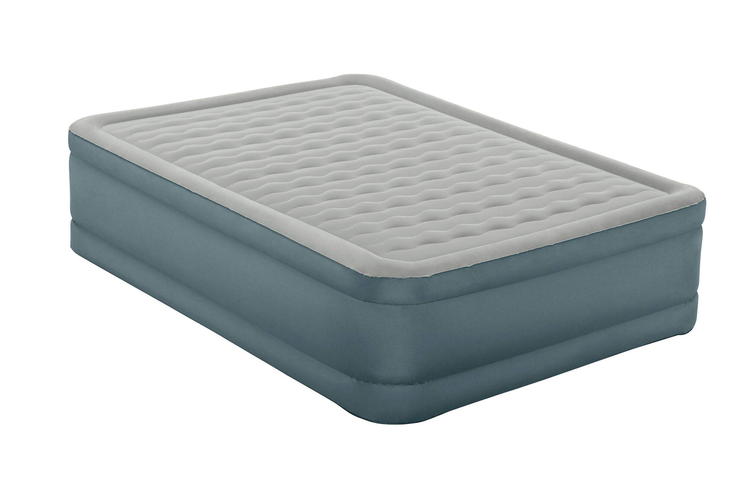 Woods™ - Lit pneumatique double hauteur AlwayzAire™ avec pompe double intégrée, grand lit Front_Three_Fourths_Angled_Right