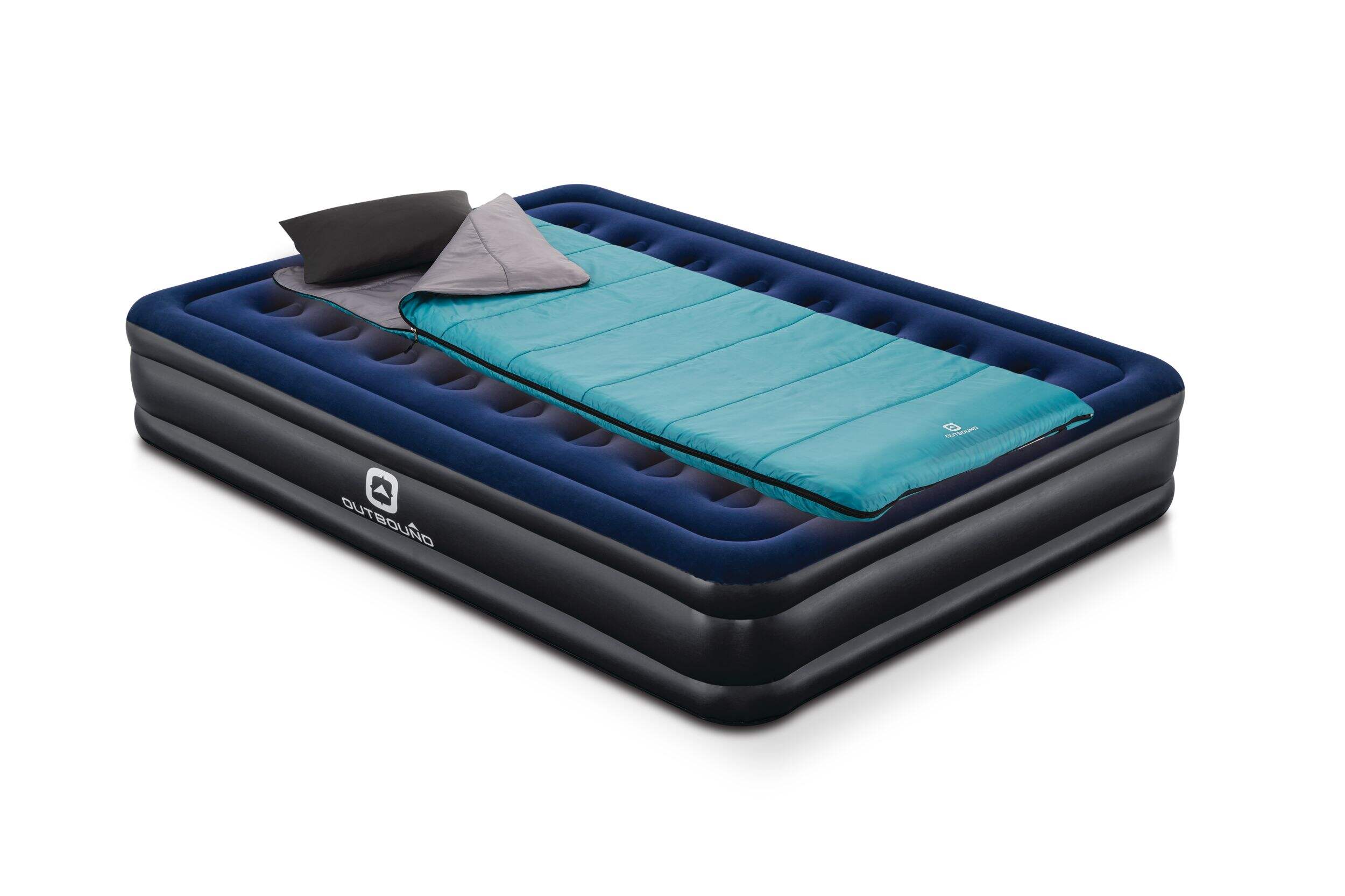 Outbound Double High Flocked Air Bed, Queen Canadian Tire