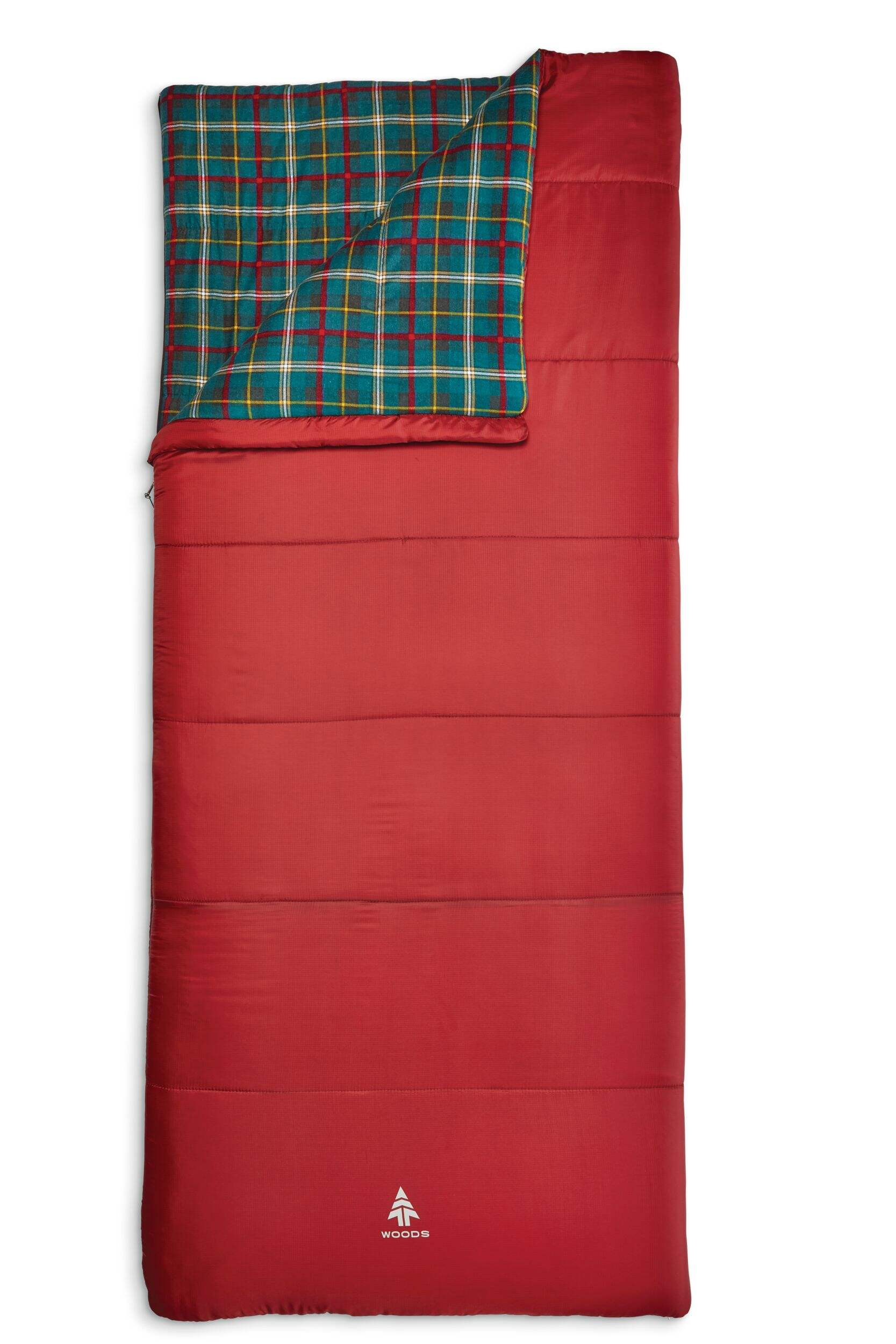 Woods™ - Grand sac de couchage Canmore, -10 °C Overhead_Flat