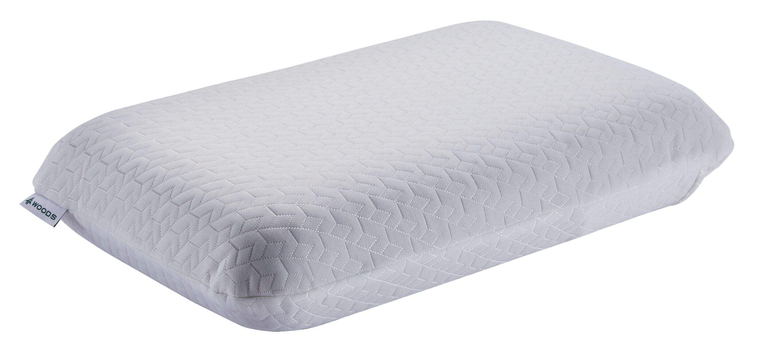 Woods Memory Foam Camp Pillow For Camping, Backpacking & Travel Front_Three_Fourths_Angled_Left