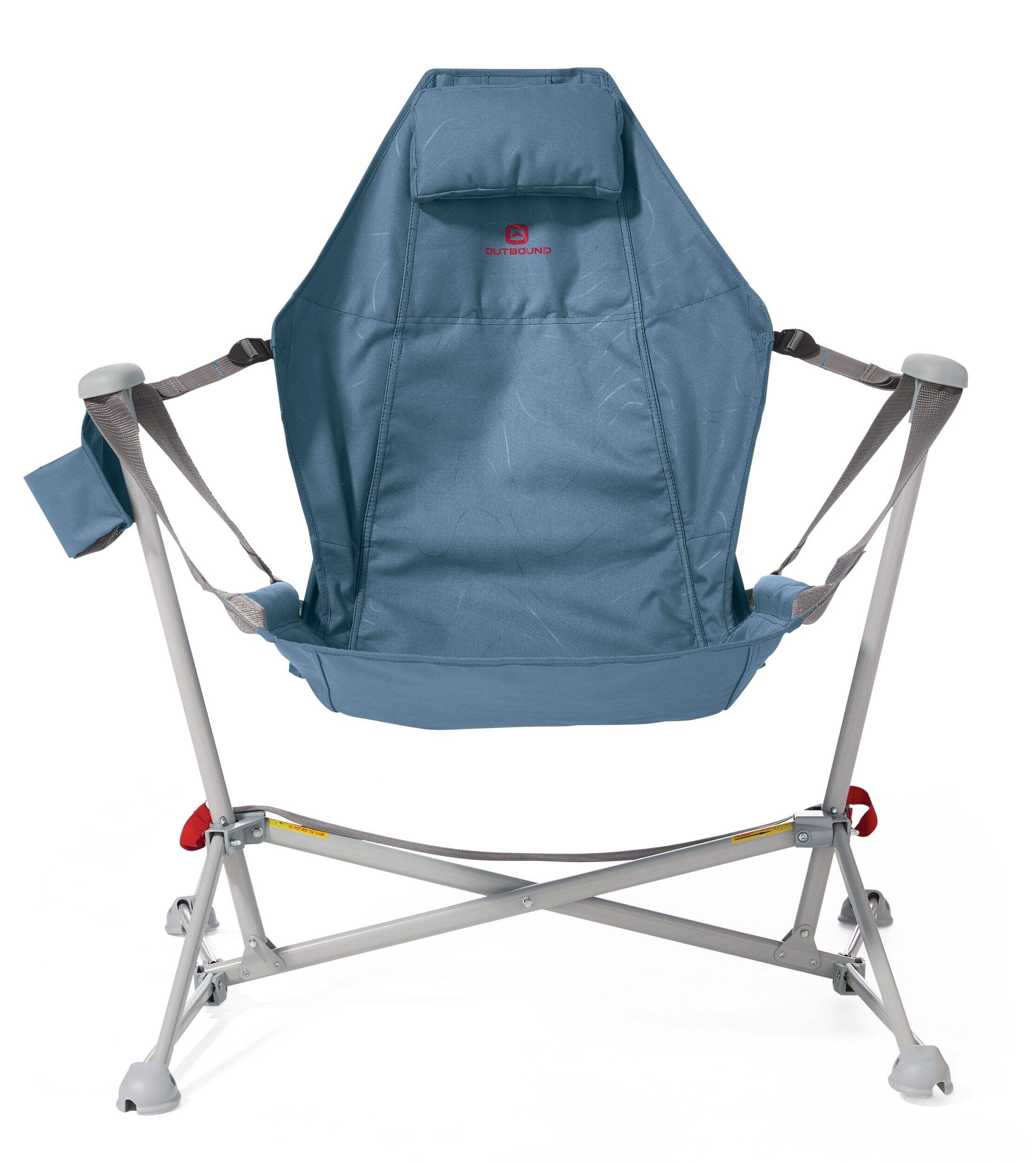 Outbound Panorama Full Size Swing Camp Chair with Headrest Front_Flat