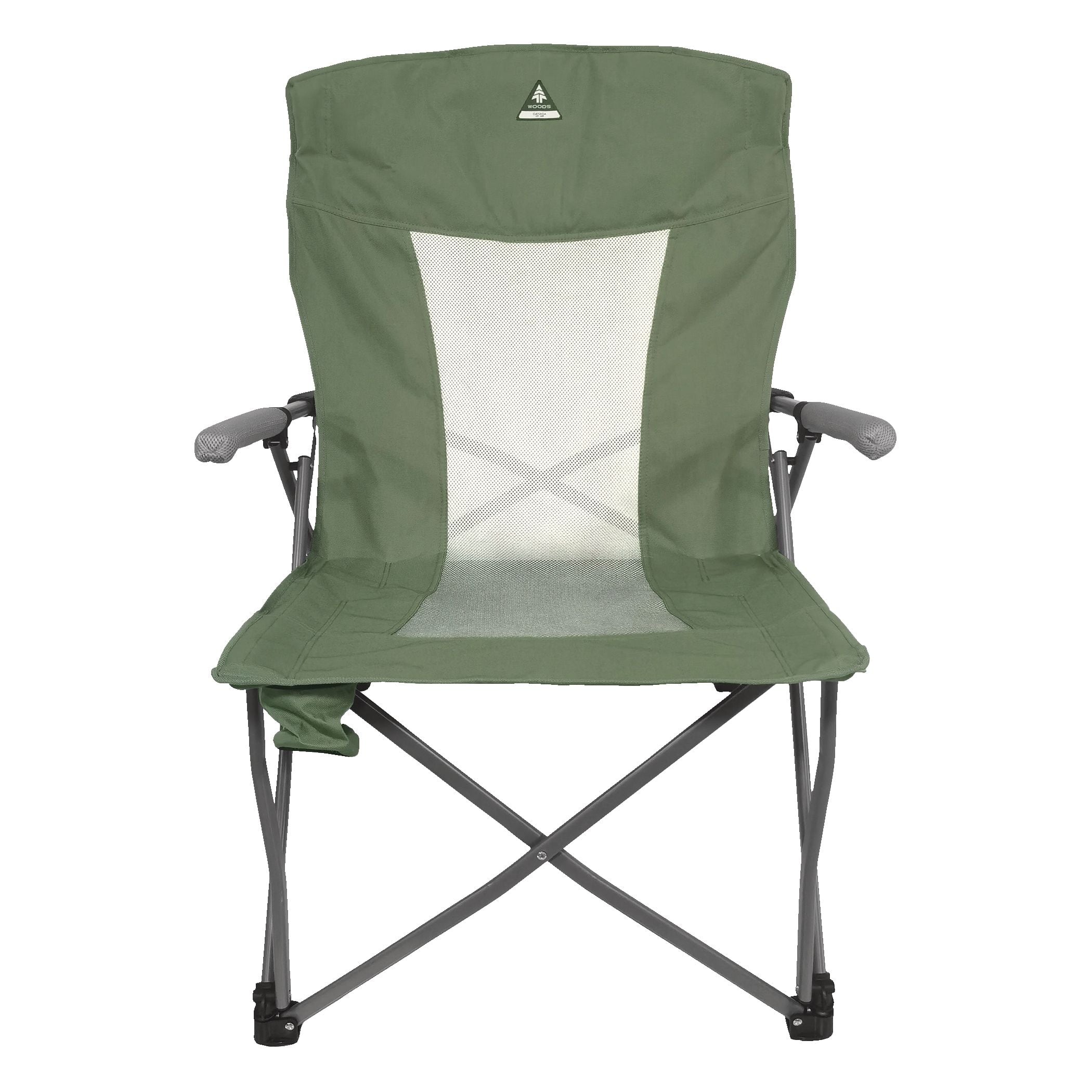 Woods™ Oversized Hard Arm Camping Chair with Cup Holder Canadian Tire
