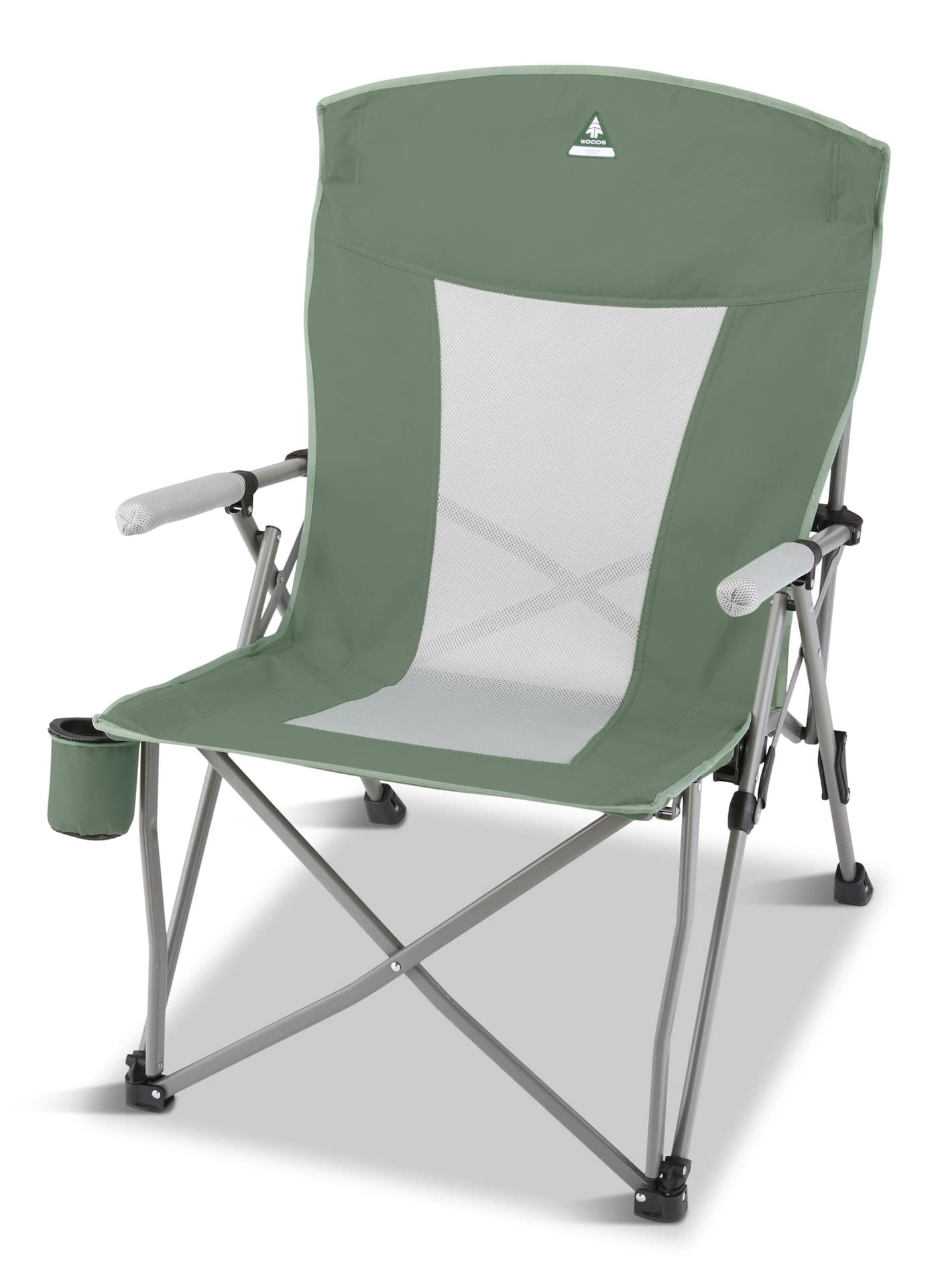 Woods™ Oversized Hard Arm Camping Chair with Cup Holder Canadian Tire