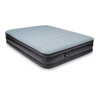 Coleman SupportRest Double-High Airbed, Air Mattress with Rechargeable Pump, Twin