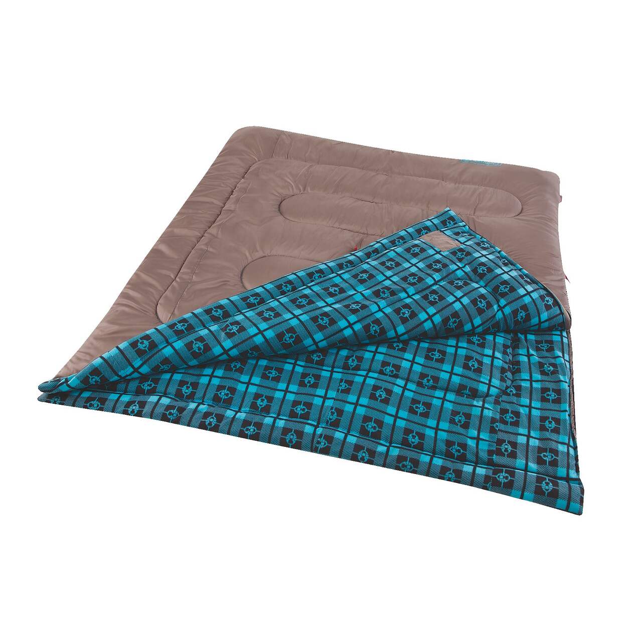 Coleman Granite Peak 4.4 °C Sleeping Bag w/ Compression Sack, Insulated and  Fleece Lined