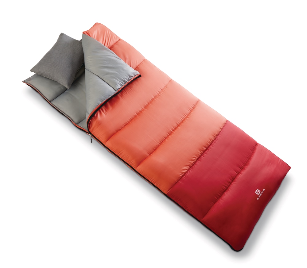 Outbound Lite Insulated Cold Weather Sleeping Bag w/ Compression Sack, -3°C Front_Three_Fourths_Angled_Right